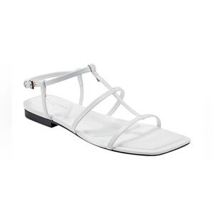 Marc Fisher Marris Ankle Strap Sandal in White – Sz 9.5M